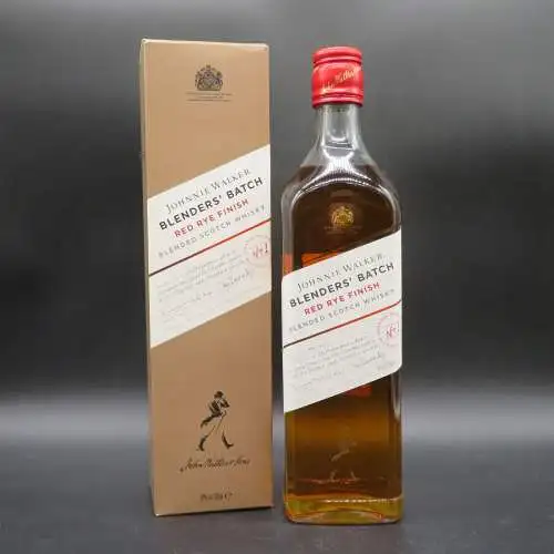 Johnnie Walker Blenders Batch No1, red rye finish Scotch Whisky mit Geschenkbox.