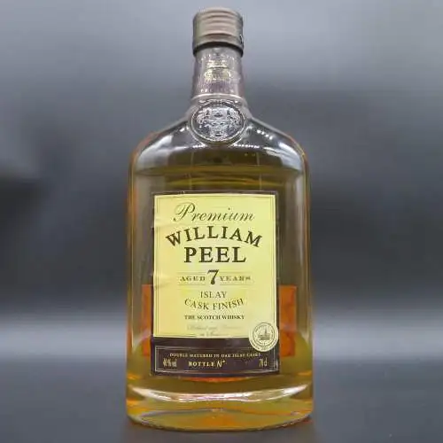 William Peel 7 Jahre Islay cask finish Scotch Whisky für Sammler  ca. 2005