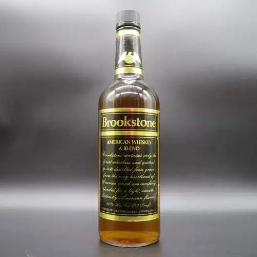 Brookstone American Whiskey. 80% 0,75l Einzelstück für Sammler / Connoisseur.