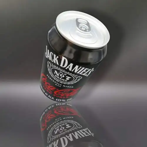 6 Jack Daniels Old No7 & Coca-Cola Zero 0,33 l. Dosen 10% Vol. inkl. EW. Pfand.