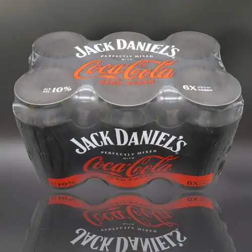 24 Jack Daniels Old No7 & Coca-Cola Zero 0,33 l. Dosen 10% Vol. inkl. EW. Pfand.