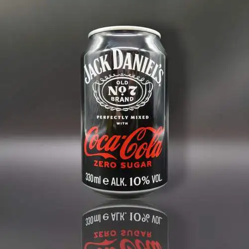 24 Jack Daniels Old No7 & Coca-Cola Zero 0,33 l. Dosen 10% Vol. inkl. EW. Pfand.