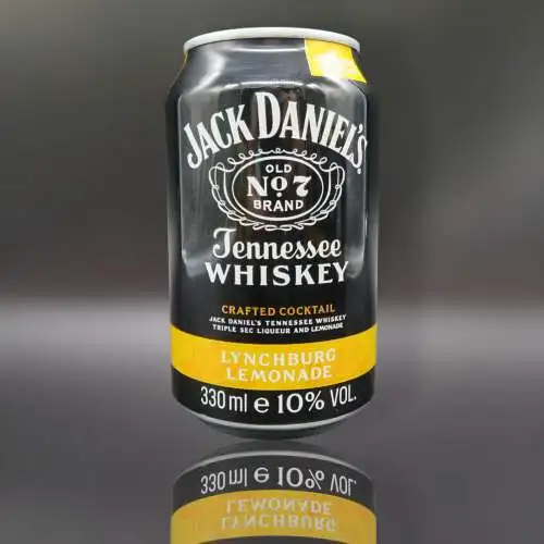 6 Jack Daniels old No7 Lynchburg  Lemonade, 0,33 ltr. Dosen 10%Vol. inkl.Pfand.