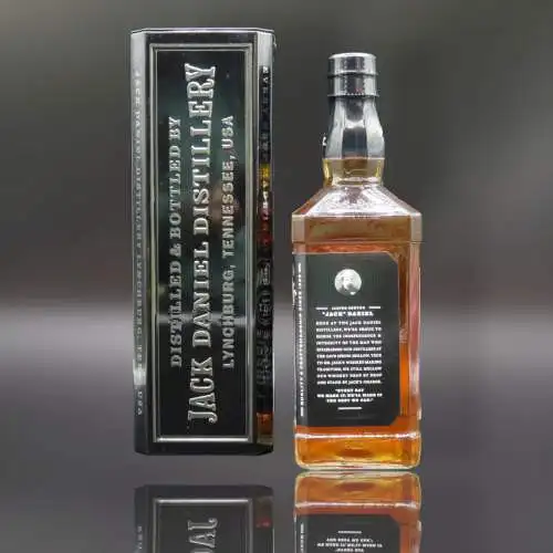 Jack daniels Old No7 2014 Limitiert Edition Schwarzer Dose. Sammler Rarität.