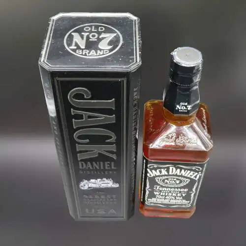 Jack daniels Old No7 2014 Limitiert Edition Schwarzer Dose. Sammler Rarität.