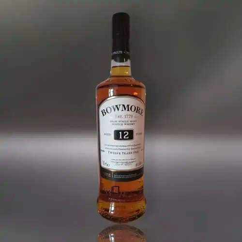 Bowmore No1 Vaults Single Malt 12 Jahre + No1+15 Jahre Miniaturen im Geschenkbox