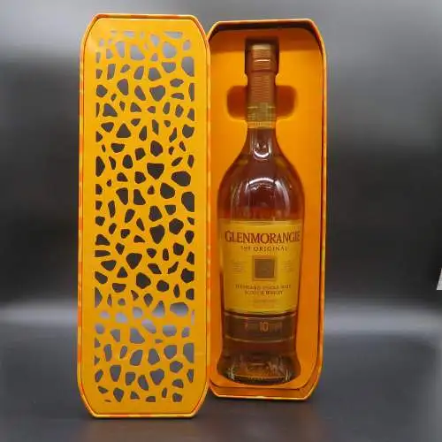 Glenmorangie 10 Jahre The Original "Giraffe" Metal Dose Single Malt Whisky