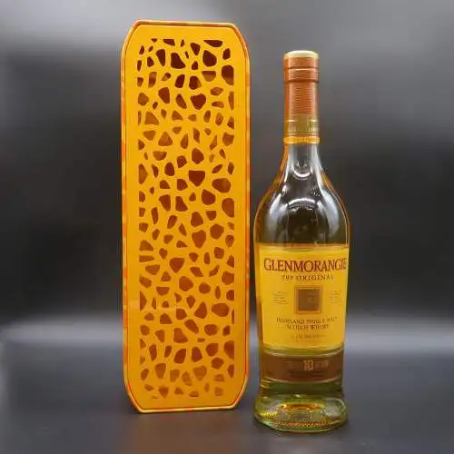 Glenmorangie 10 Jahre The Original "Giraffe" Metal Dose Single Malt Whisky