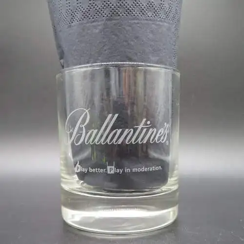 Ballantine's Whisky Glas - Whisky Tumbler "Go Play"