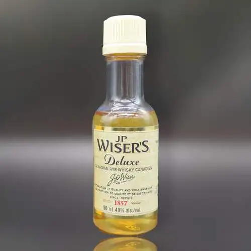 JP WISER'S Deluxe Canadian RYE Whisky Tasting miniatur.