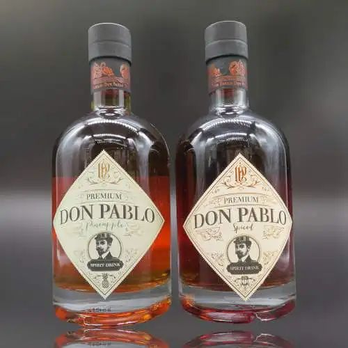 DON PABLO Premium 40% Spiced dark Rum of Guyana and Jamaica + Pinapple / Ananas.