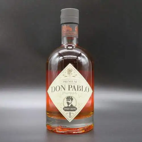 3 x DON PABLO Premium 35% Vol% Pineapple blended dark Rum / Rhum 0,7l.