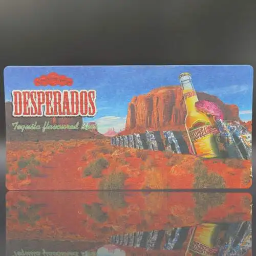 Desperados Tequila XXL Bier Deckel 22 x 11cm. - Beer mat - Coaster.