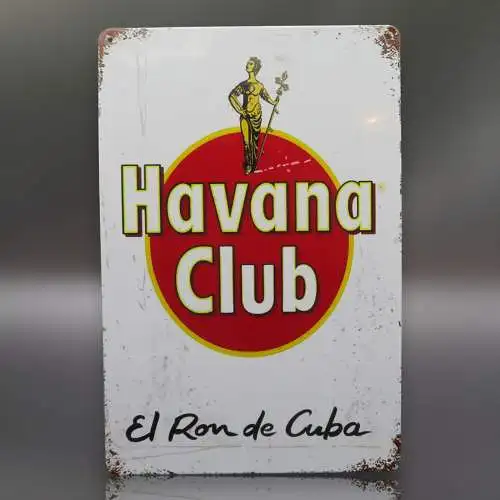 Havana Club Rum retro Vintage Nostalgie Blechschild 20x30cm