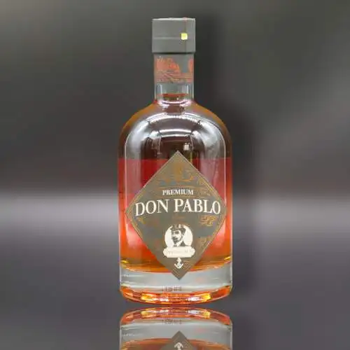 DON PABLO Premium 40% Vol% dark original Rum / Rhum 0,7l.