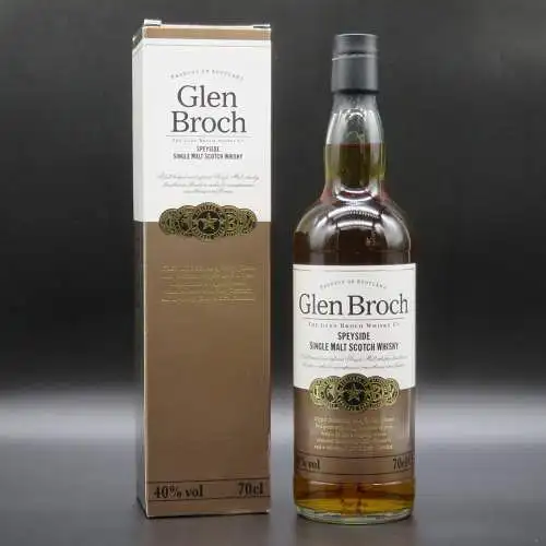 Glen Broch Speyside Single Malt Scotch Whisky 40% vol. mit Geschenkarton. 0,7l