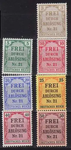 Deutsches Reich Dienstmarken 1903 Michel Nr 1 ex