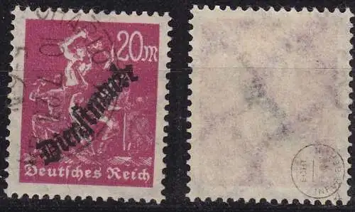 Deutsches Reich Dienstmarken 1923 Michel Nr 75 Y