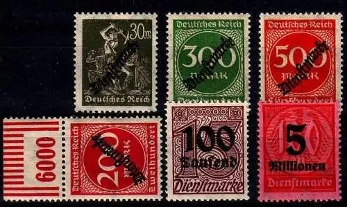 Deutsches Reich Dienstmarken Michel Nr 3