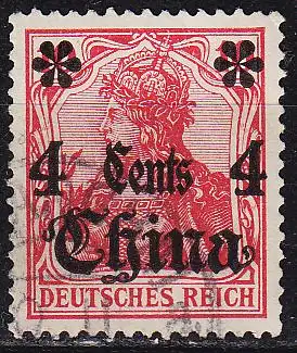 Dt. Ausl.-post China  Nr 30 Gestempelt (Posten)