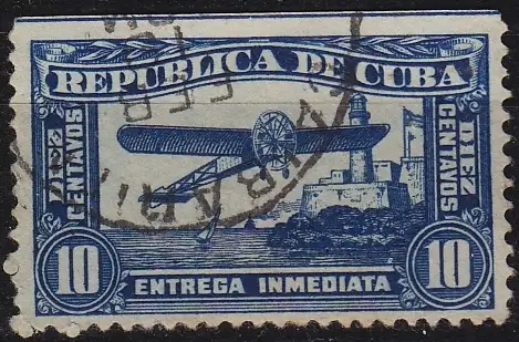 KUBA CUBA [1914] MiNr 0037 ( O/used ) [02] Flugzeuge