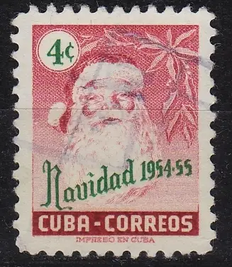 KUBA CUBA [1954] MiNr 0438 ( O/used ) Weihnachten