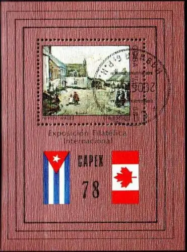 KUBA CUBA [1978] MiNr 2302 Block 54 ( O/used ) Gem?lde