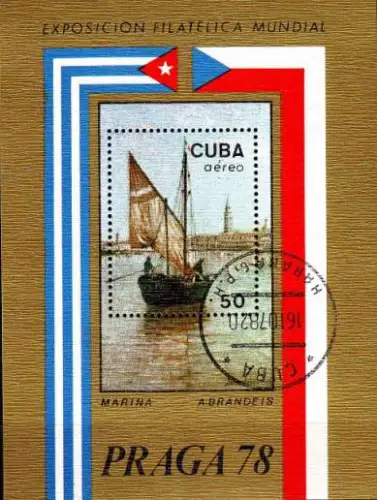KUBA CUBA [1978] MiNr 2336 Block 55 ( O/used ) Gem?lde