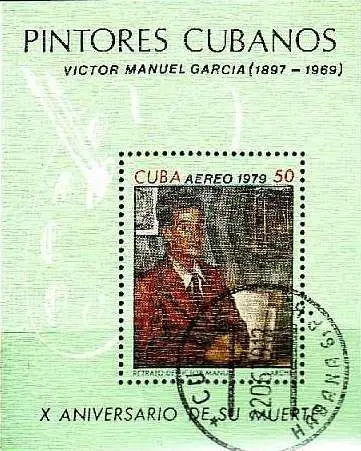 KUBA CUBA [1979] MiNr 2410 Block 60 ( O/used ) Gem?lde