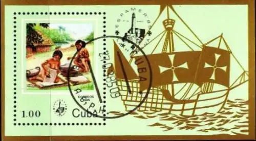 KUBA CUBA [1985] MiNr 2933 Block 89 ( O/used ) Gem?lde