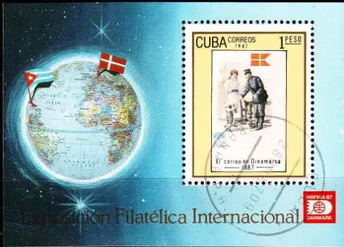 KUBA CUBA [1987] MiNr 3118 Block 100 ( O/used )