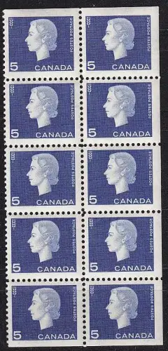 KANADA CANADA [1962] MiNr 0352 ( **/mnh ) [02] 10er ob re un geschnitten!!
