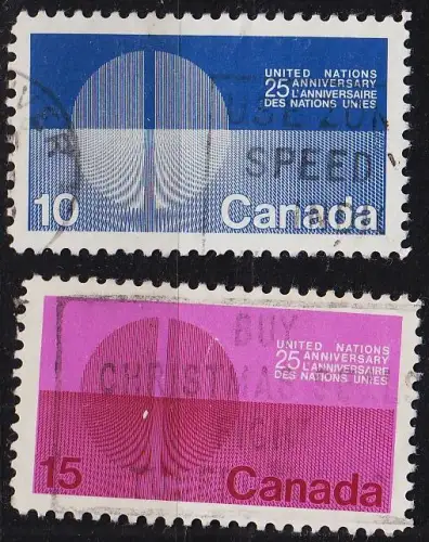 KANADA CANADA [1970] MiNr 0456-57 x ( O/used ) UNO
