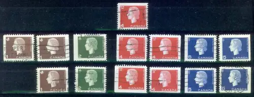 KANADA CANADA [Lot] 35 ( O/used ) div. Zähnung, umfangreich