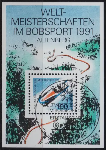 GERMANY BUND [1991] MiNr 1496 Block 23 ( Sonder-O/used ) Sport