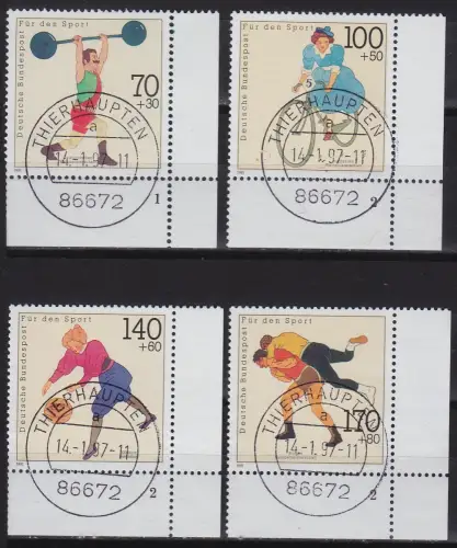 GERMANY BUND [1991] MiNr 1499-02 ( O/used ) [01] Sport FormNr