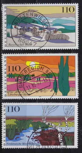 GERMANY BUND [1997] MiNr 1943-45 ( O/used ) [01] Landschaft