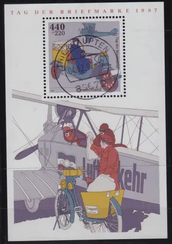 GERMANY BUND [1997] MiNr 1947 Block 41 ( O/used ) Flugzeug