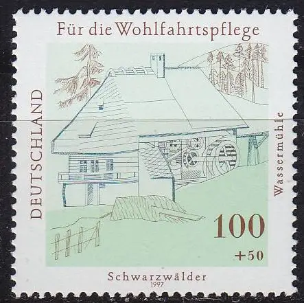 GERMANY BUND [1997] MiNr 1948 ( **/mnh ) Bauwerke