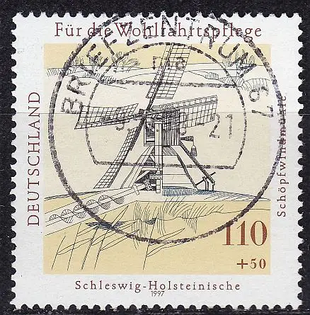 GERMANY BUND [1997] MiNr 1951 ( O/used ) Bauwerke
