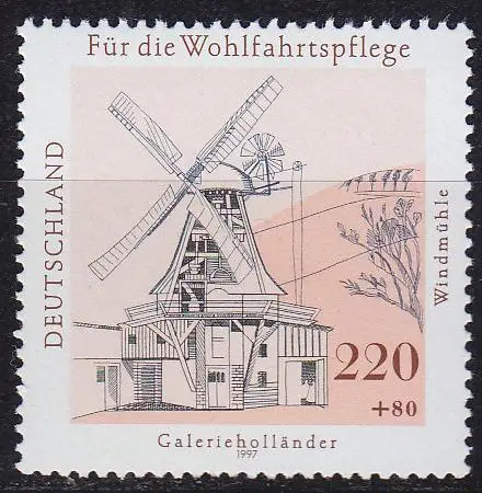 GERMANY BUND [1997] MiNr 1952 ( **/mnh ) Bauwerke