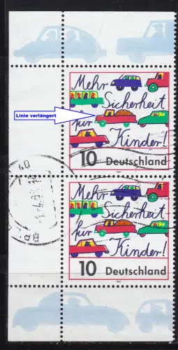 GERMANY BUND [1997] MiNr 1954 F1 ( O/used ) [04] Plattenfehler