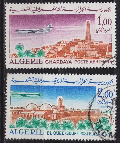 ALGERIEN ALGERIA [1967] MiNr 0474-75 ( O/used ) Flugzeuge