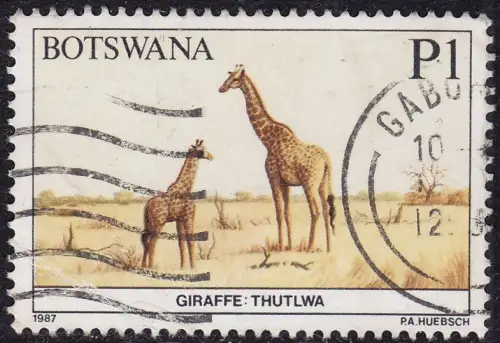 BOTSWANA [1987] MiNr 0419 ( O/used ) Tiere