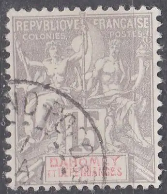 DAHOMEY [1899] MiNr 0002 ( O/used )