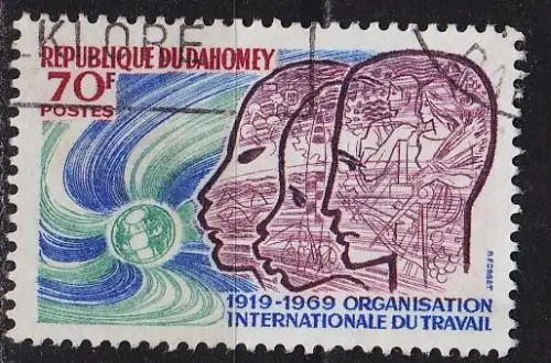 DAHOMEY [1969] MiNr 0376 ( O/used ) UNO