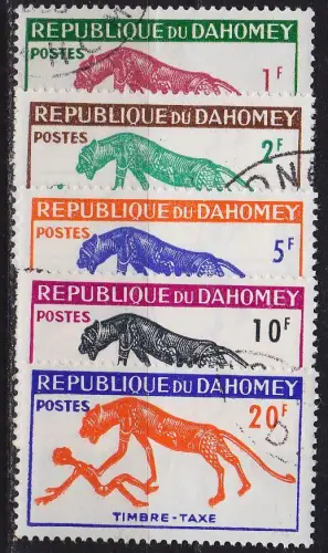 DAHOMEY [Porto] MiNr 0032-36 ( O/used )