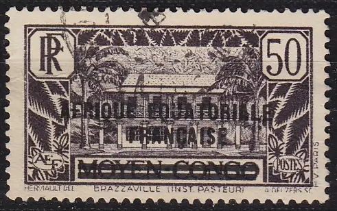 FRANZ. ÄQUATORIAL AFRIKA AEF [1936] MiNr 0020 ( O/used )