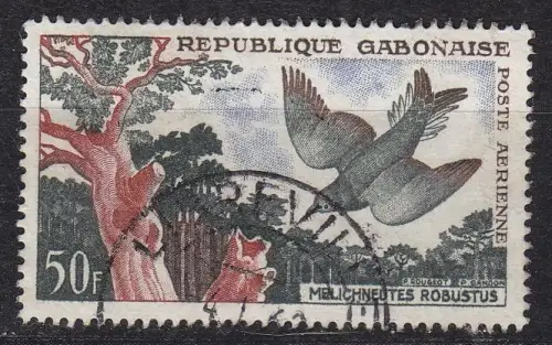 GABUN GABON [1961] MiNr 0166 ( O/used ) Vögel