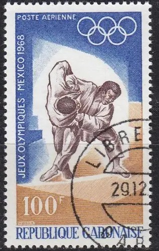 GABUN GABON [1968] MiNr 0310 ( O/used ) Olympiade